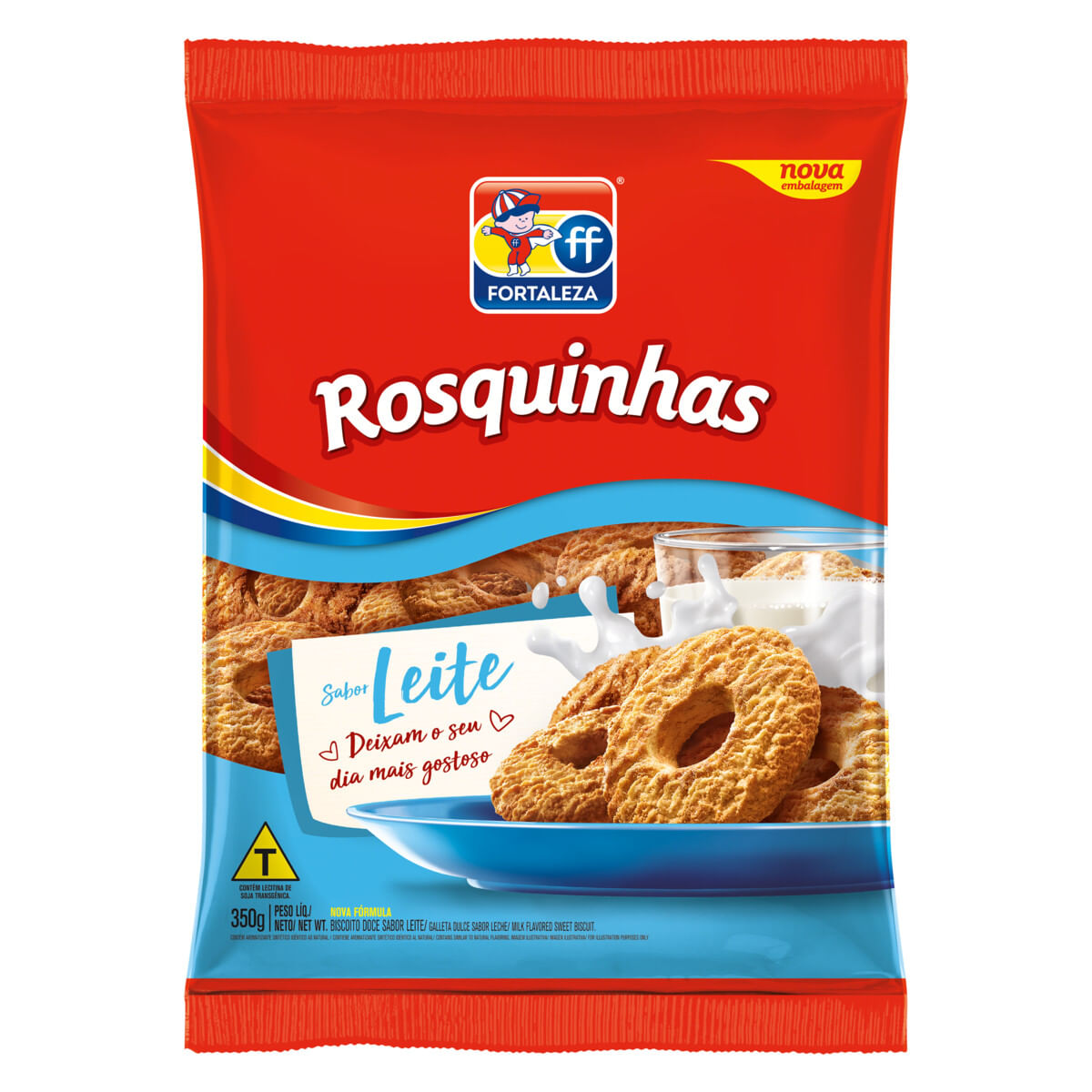 Rosquinha Leite Fortaleza 350g