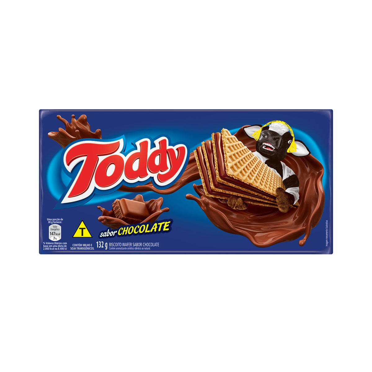 Wafer de Chocolate Toddy 132g