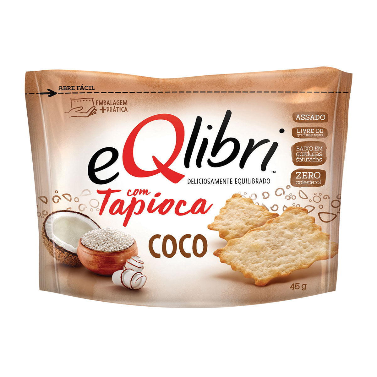 Biscoito de Coco Eqlibri com Tapioca 45g