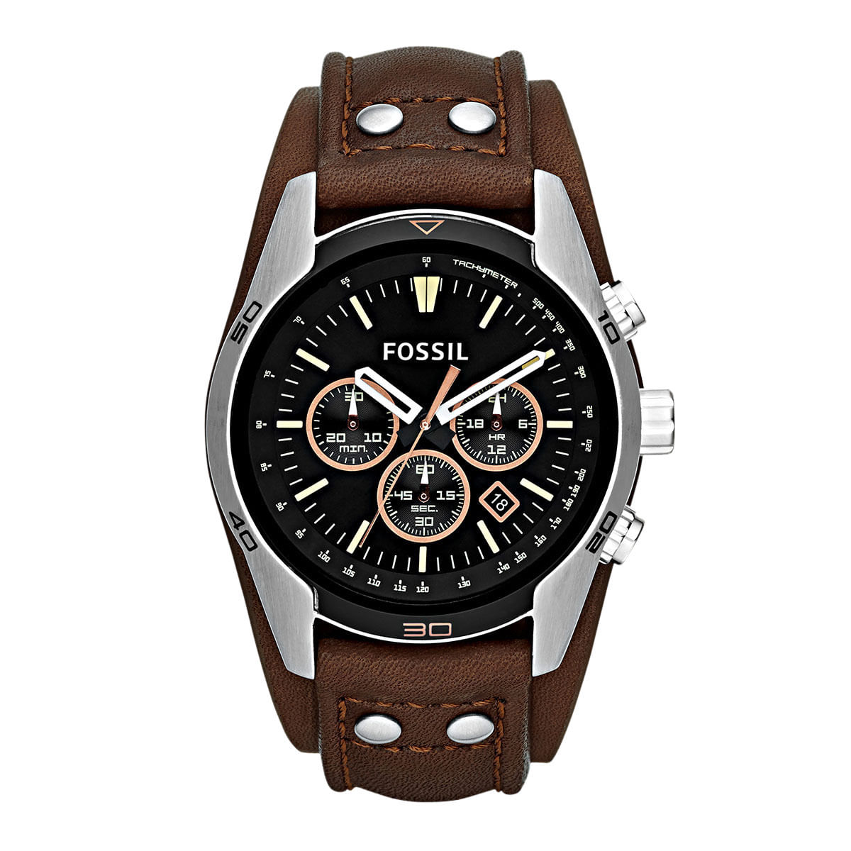 Relógio Fossil Masculino Marrom Analógico CH2891/2PN