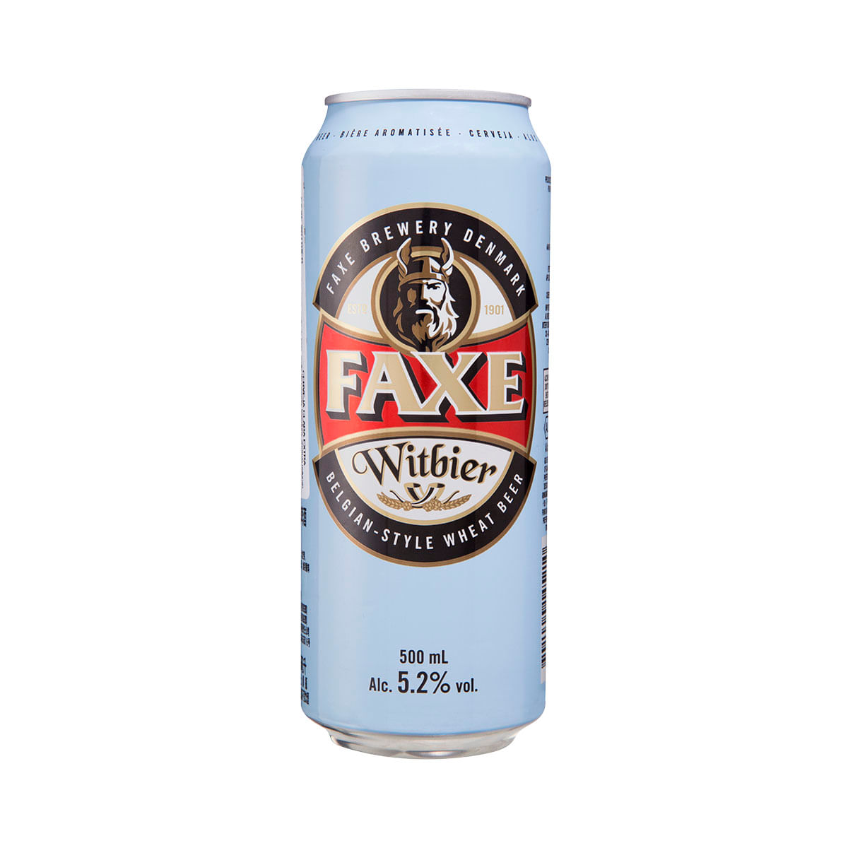 Cerveja 5,2% Faxe Witbier Belgian Style 500ml