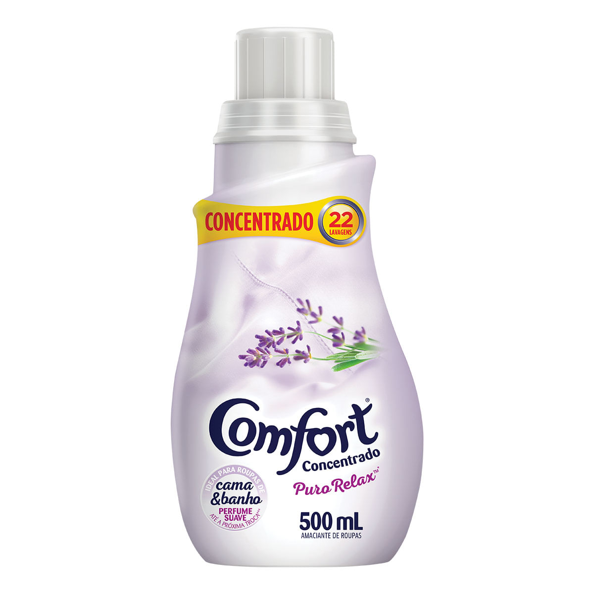 Amaciante Comfort Concentrado Lavanda Puro Relax 500ml