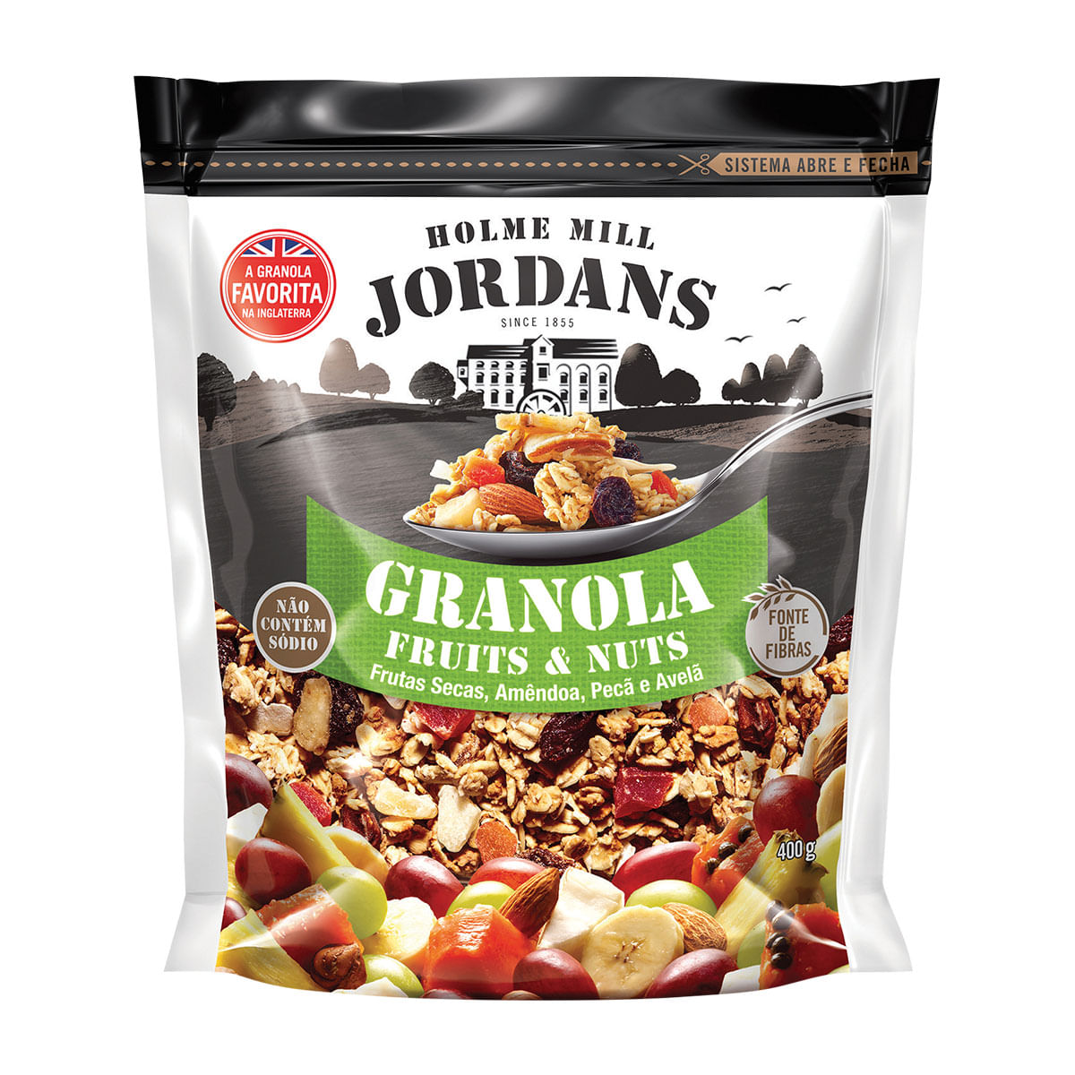 Granola Fruits Nuts Jordans 400g