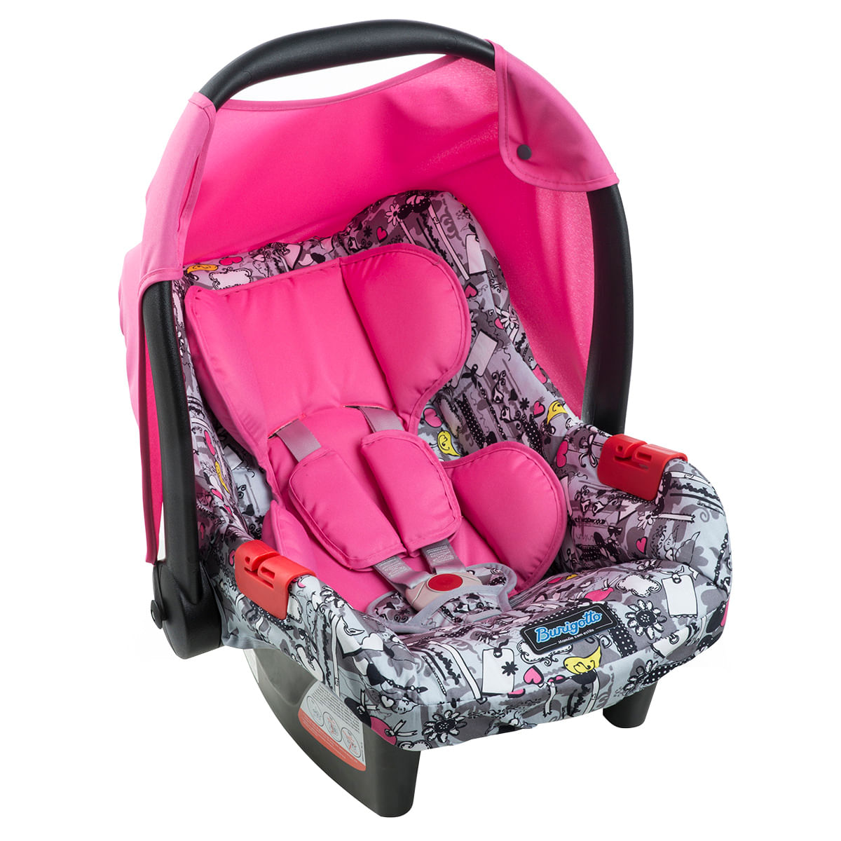 Bebê Conforto Burigotto Touring Evolution SE IXAU3044PR41 Rosa Crianças de até 13Kg