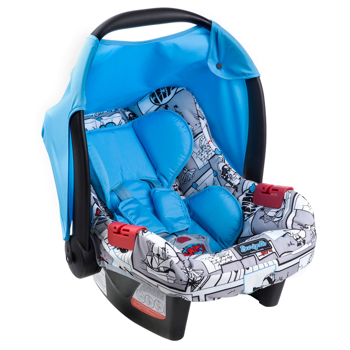 Bebê Conforto Burigotto Touring Evolution SE IXAU3044PR48 Azul Crianças de até 13Kg