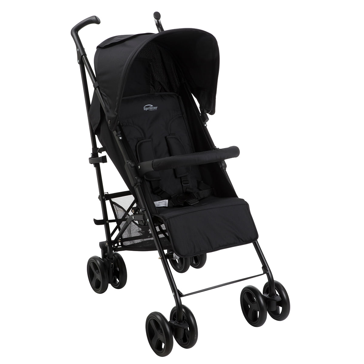 Carrinho de Bebê Passeio Burigotto 4 Rodas Suporta Crianças de Até 15Kg Sprinter IXCA5101PRC42 Preto