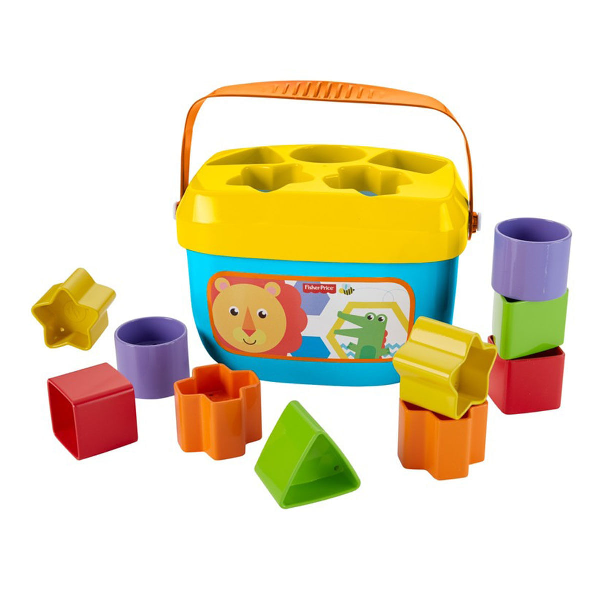 Balde Primeiros Blocos Fisher-Price FGP10