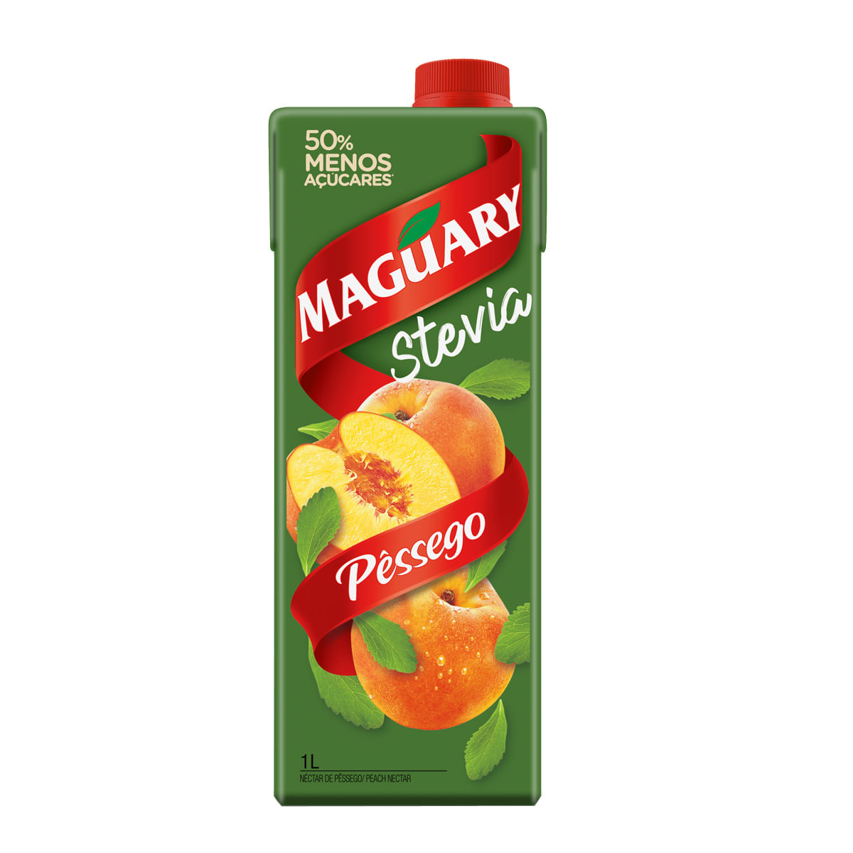 Néctar de Pêssego Maguary Stevia 1 Litro