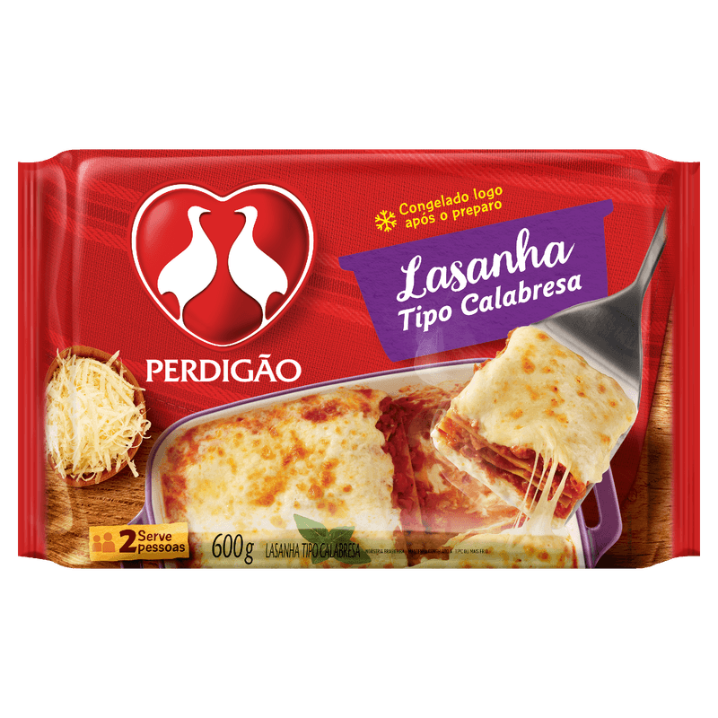 Lasanha de Calabresa Perdigão 600g