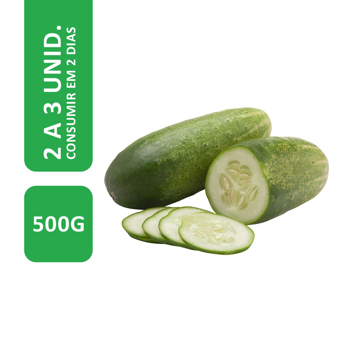 Pepino Caipira Hortmix 500g