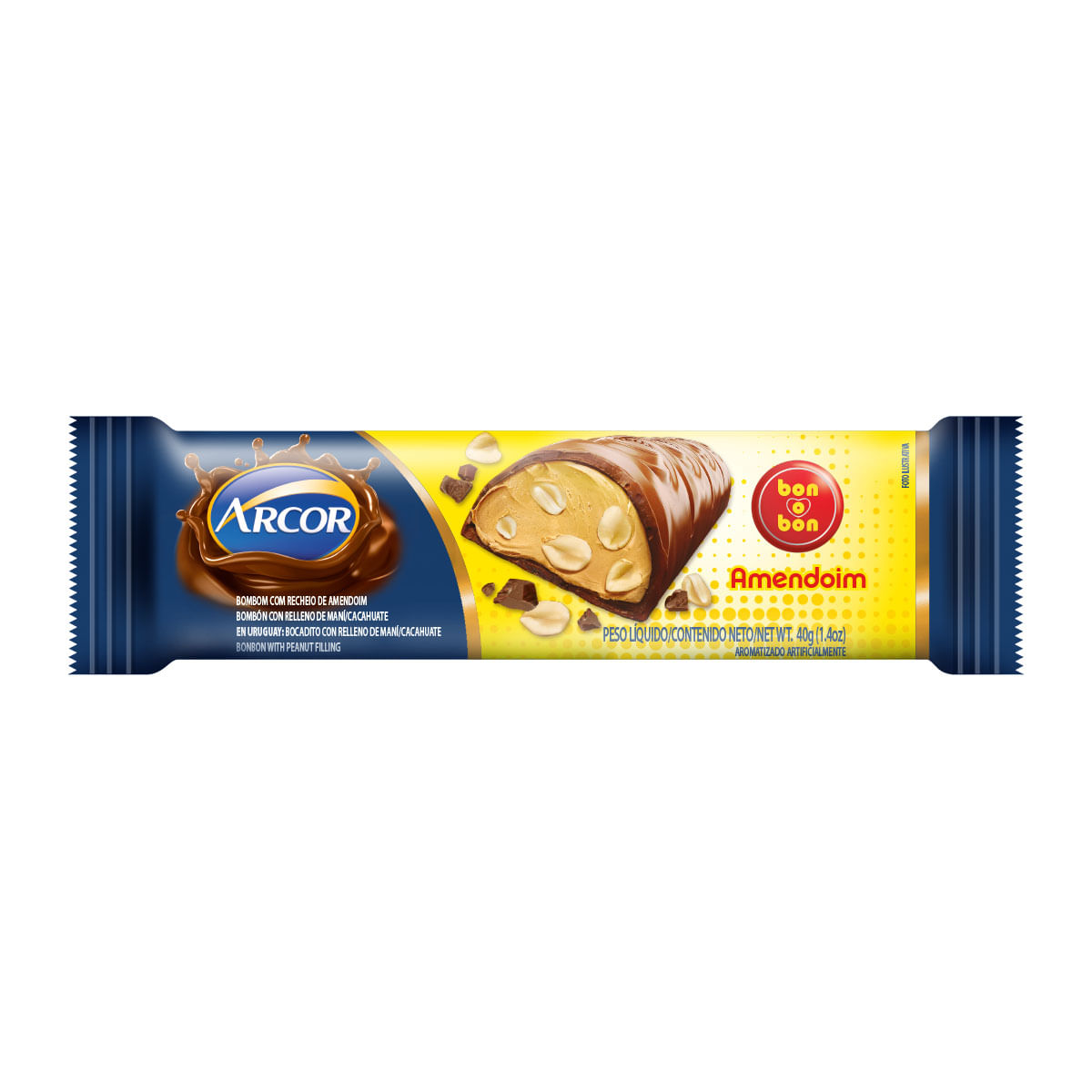 Bombom de Chocolate com Recheio de Amendoim Arcor 40g