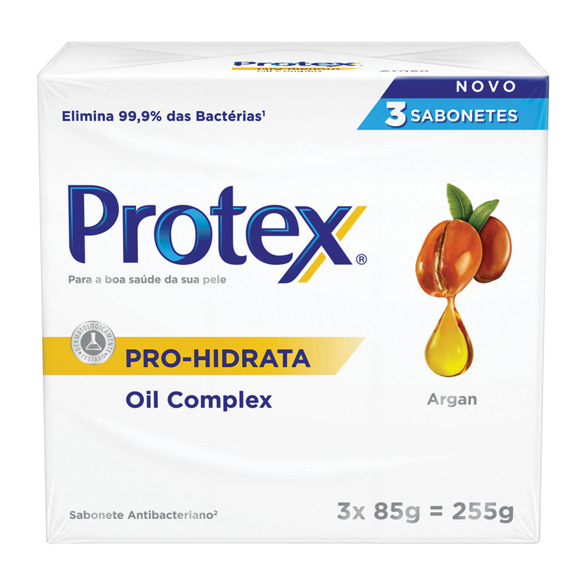 Sabonete em Barra Corporal Protex Pro Hidrata Oil Complex 255g 3 Unidades