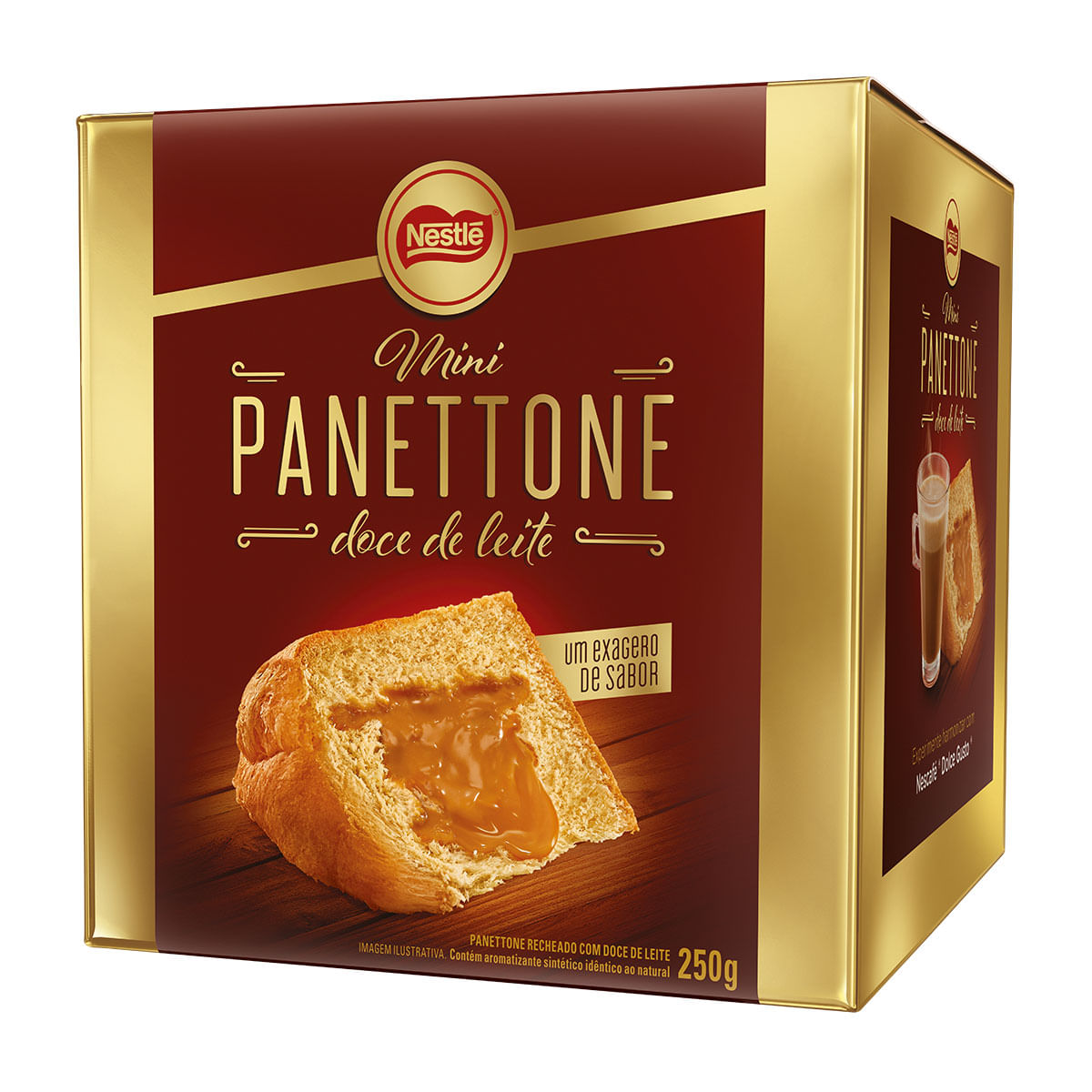 Mini Panetone de Doce de Leite Nestlé 250g