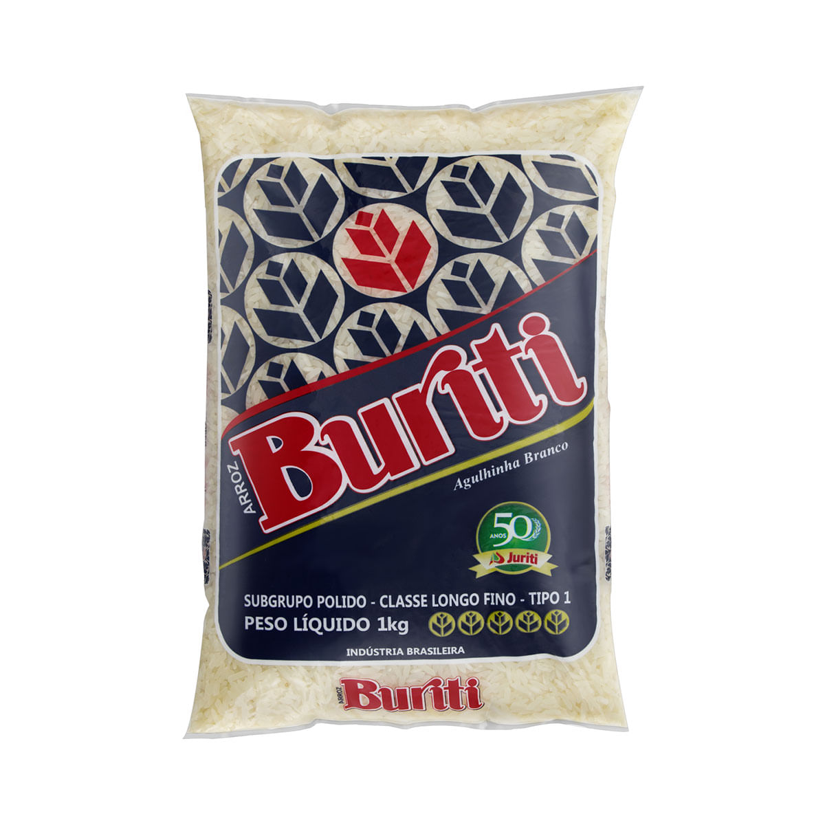 Arroz Agulhinha Tipo 1 Buriti 1Kg