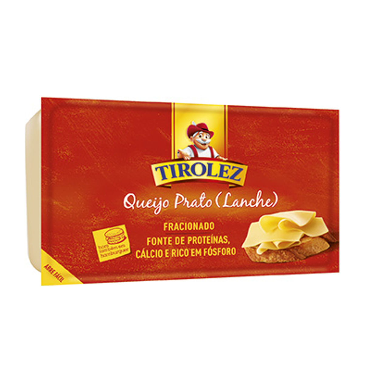 Queijo Prato Lanche Tirolez 370G