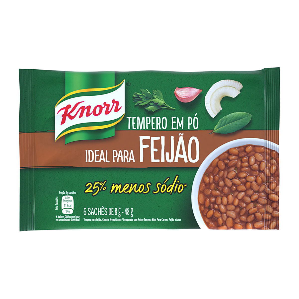 Tempero Pronto para Feijão Knorr Meu Feijão Caseiro 48g