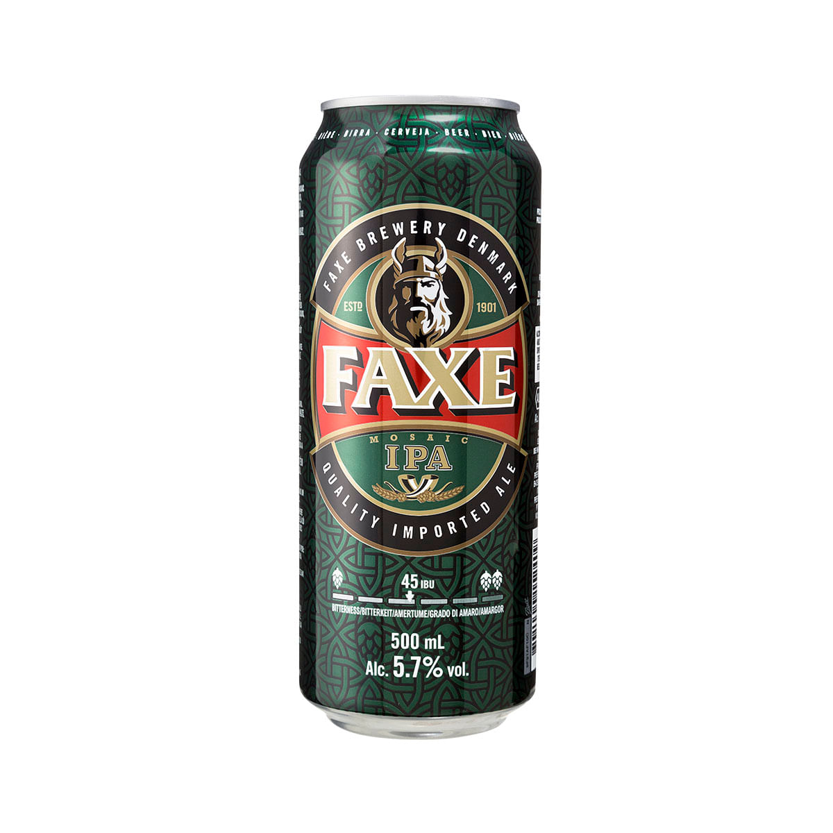 Cerveja 5,7% Faxe American Ipa 500ml