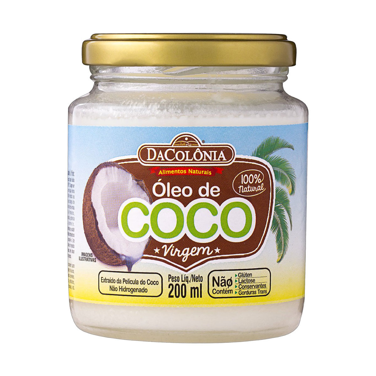 Óleo de Coco Da Colônia 200ml