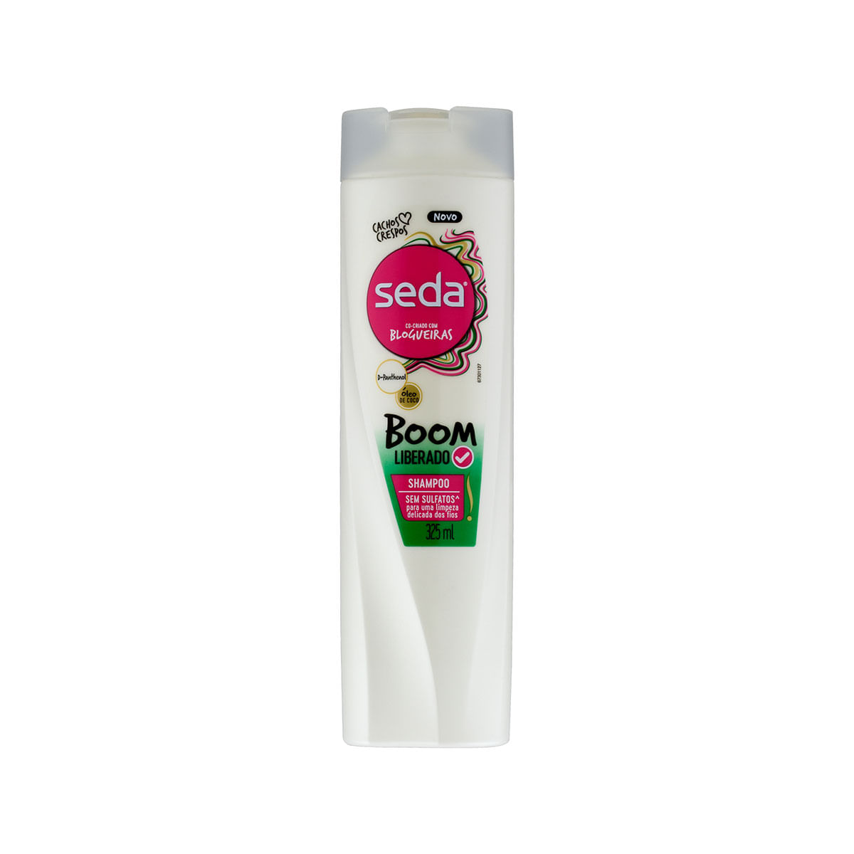 Shampoo Seda Blogueiras Boom Liberado D-Panthenol e Óleo de Coco 325ml