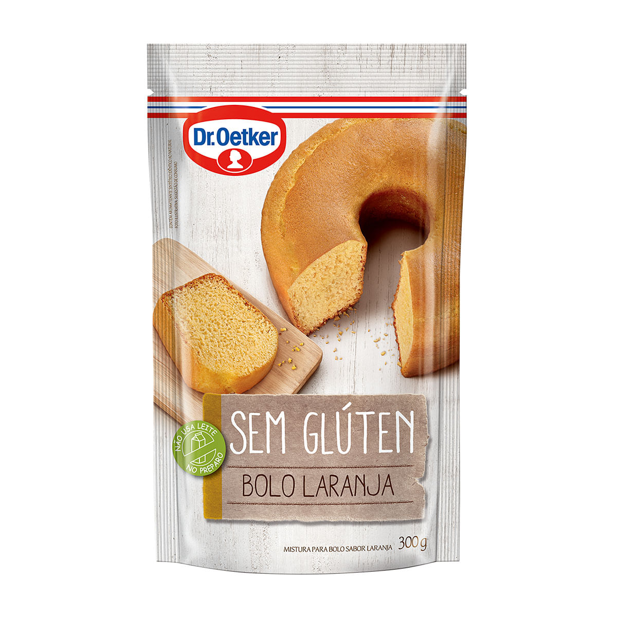 Mistura para Bolo sem Glúten Sabor Laranja Dr. Oetker 300g