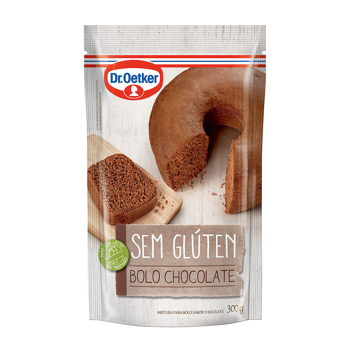 Mistura para Bolo sem Glúten Sabor Chocolate Dr. Oetker 300g