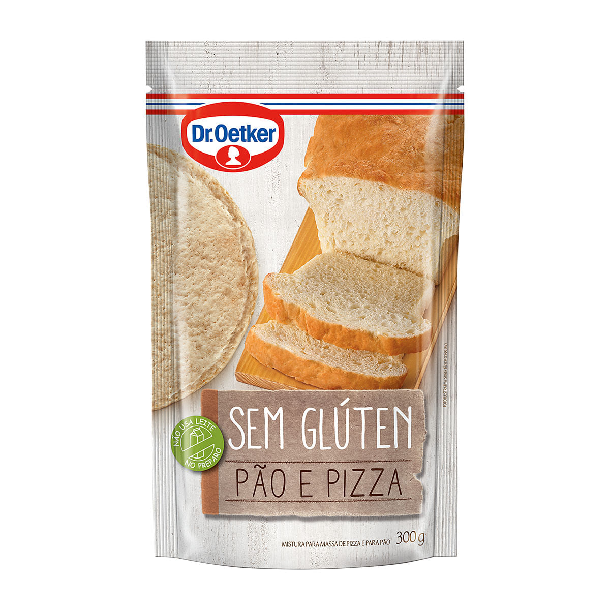 Mistura para Pão e Pizza Dr. Oetker sem Glúten 300g