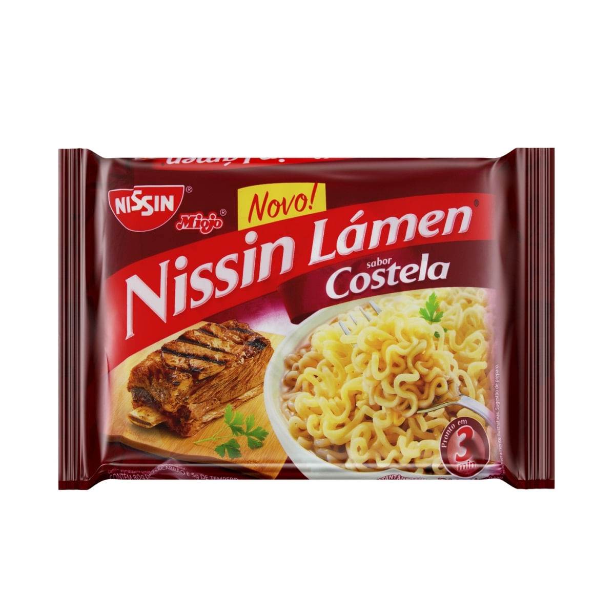 Macarrão Instantâneo Nissin Sabor Costela 85g