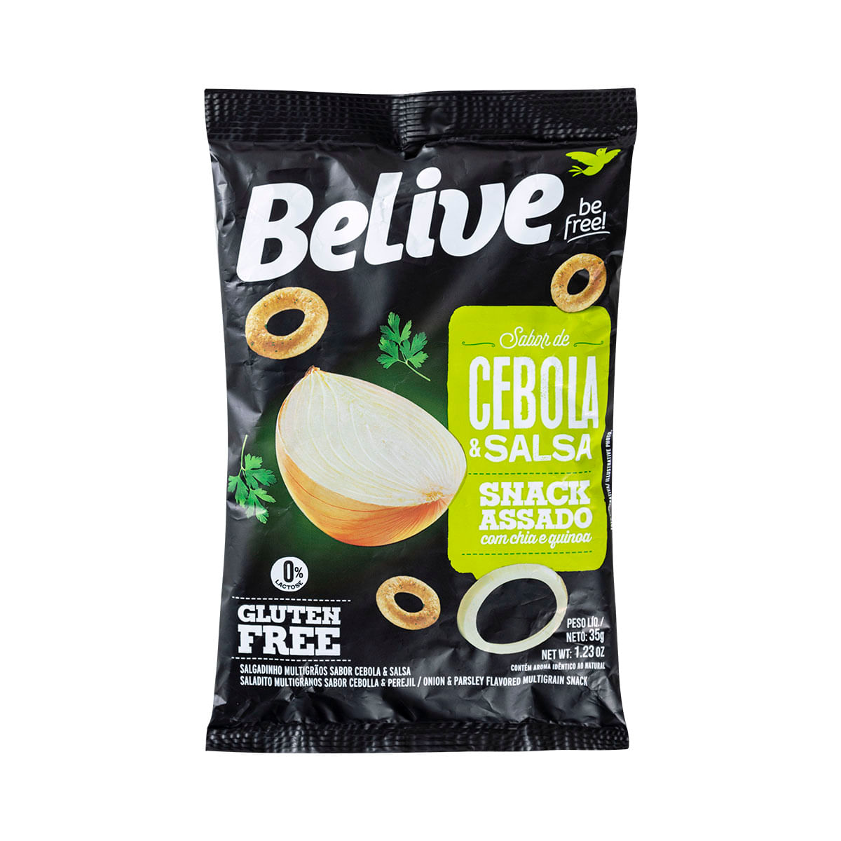 Salgadinho de Cebola e Salsa Belive 35g