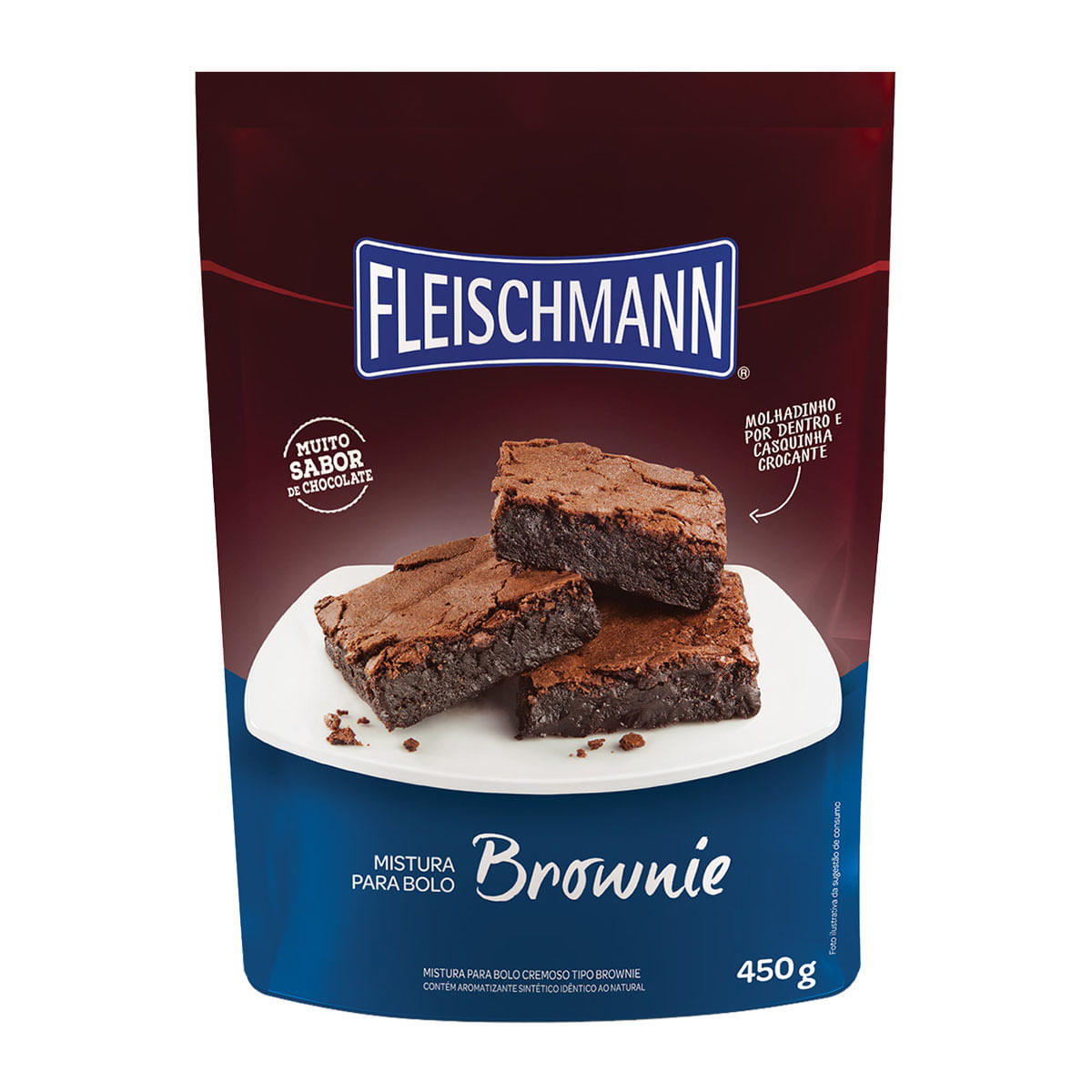 Mistura para Brownie Fleischmann 450g