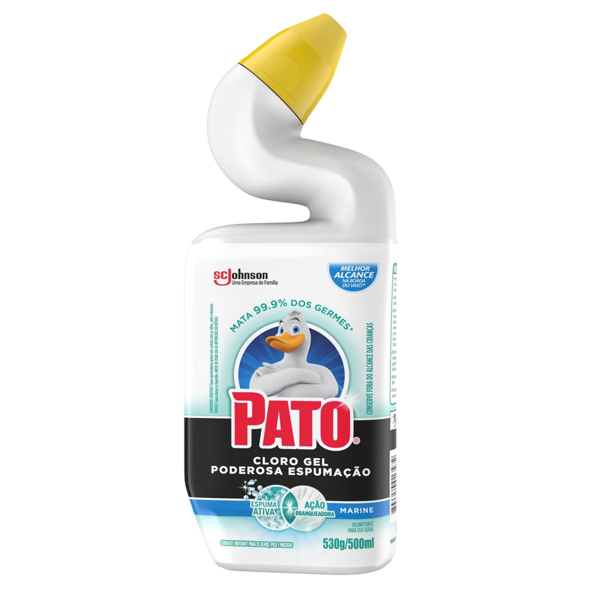 Limpador Sanitário Pato Cloro Gel Ativo Marine 500 ml