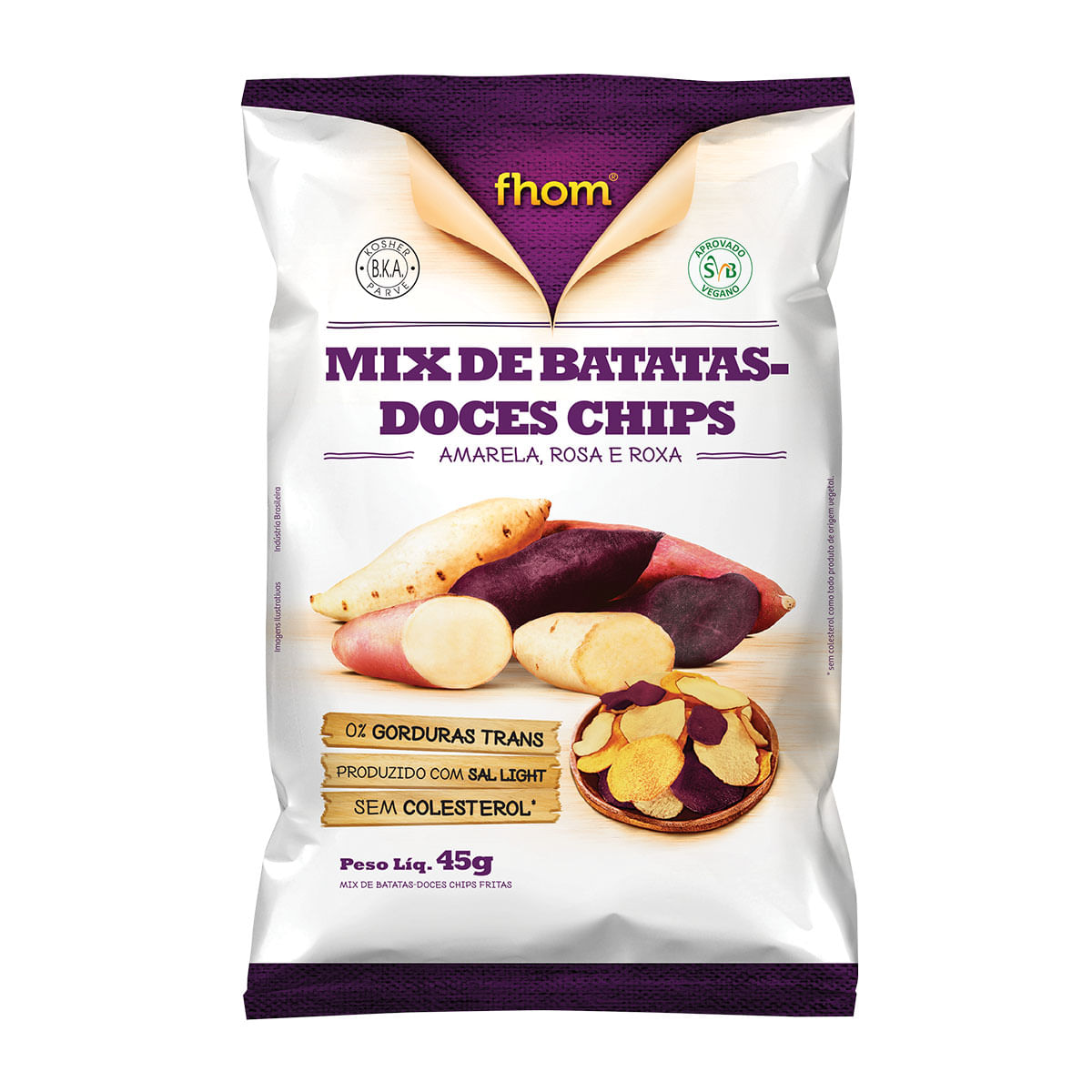 Mix de Batata Doce Fhom 45g