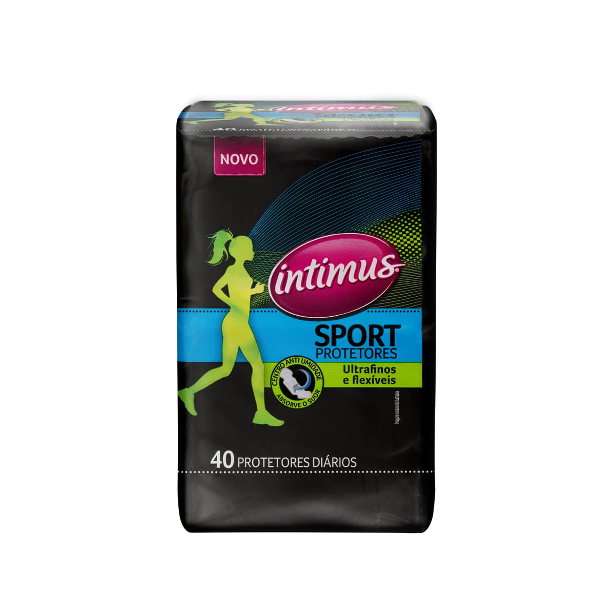 Absorvente Diário sem Abas Intimus Sport Ultrafino com 40 Unidades