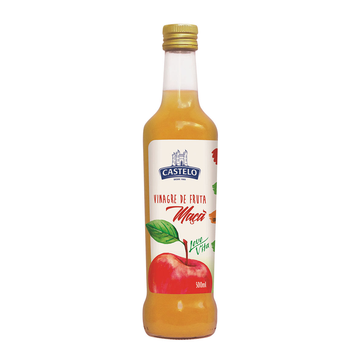 Vinagre de Maçã Castelo Lve Vita 500ml