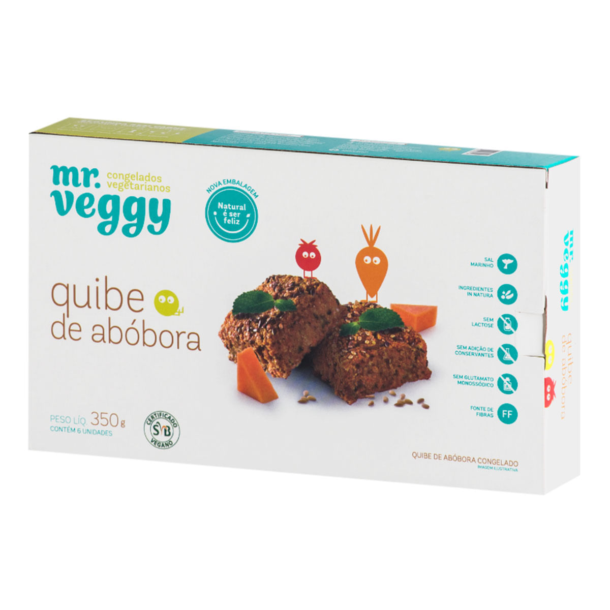 Kibe de Abóbora Vegano Mr. Veggy 350g