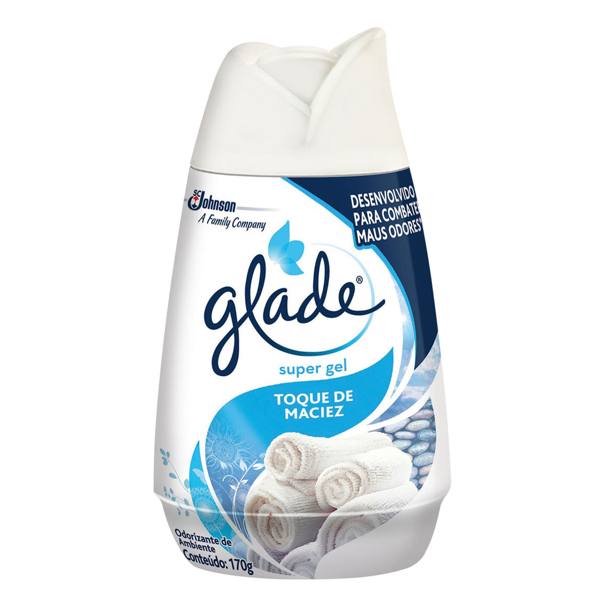 Desodorizador Glade Super Gel Toque de Maciez 170 g