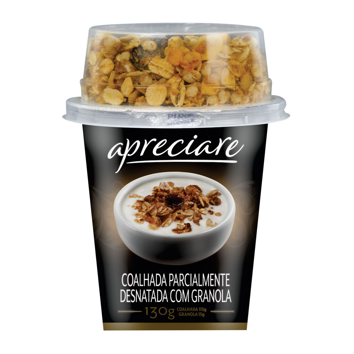 Iogurte Semidesnatado Apreciare Coalhada com Granola 130g