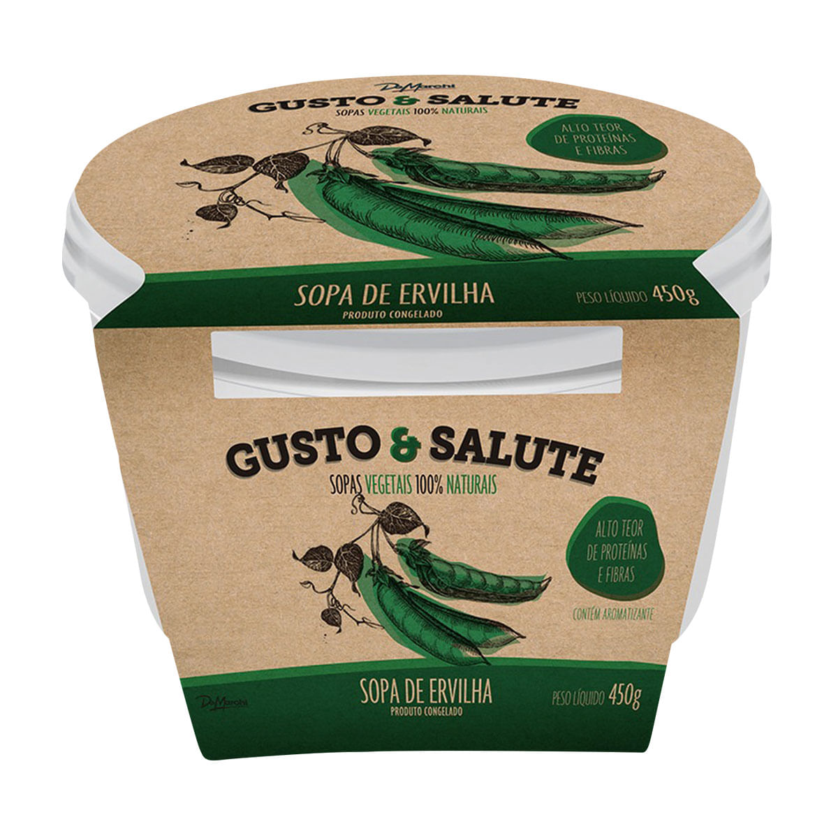 Sopa de Ervilha De Marchi Gusto &amp; Salute 450g