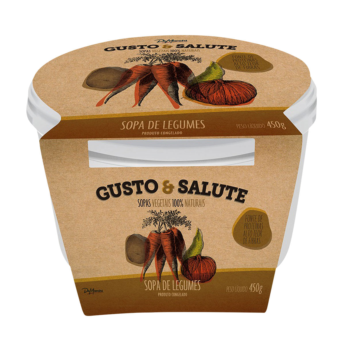 Sopa de Legumes De Marchi Gusto &amp; Salute 450g