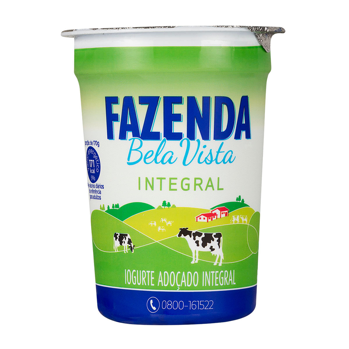 Iogurte Integral Fazenda Bela Vista Natural 170g