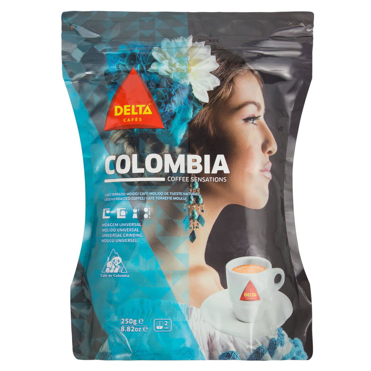 Café Torrado e Moído Delta Colômbia 250g