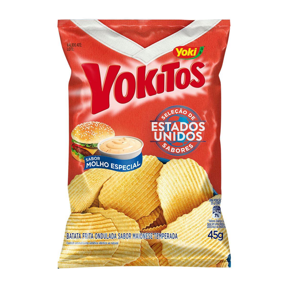 Batata Frita Yokitos Sabor Molho Especial 45g