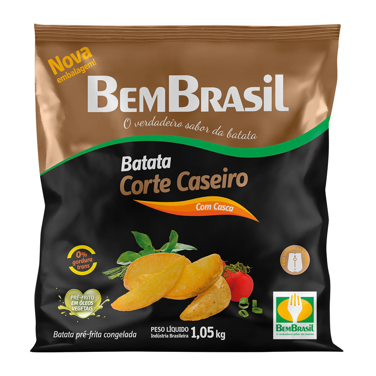 Batata Frita Congelado Bem Brasil 1,05Kg