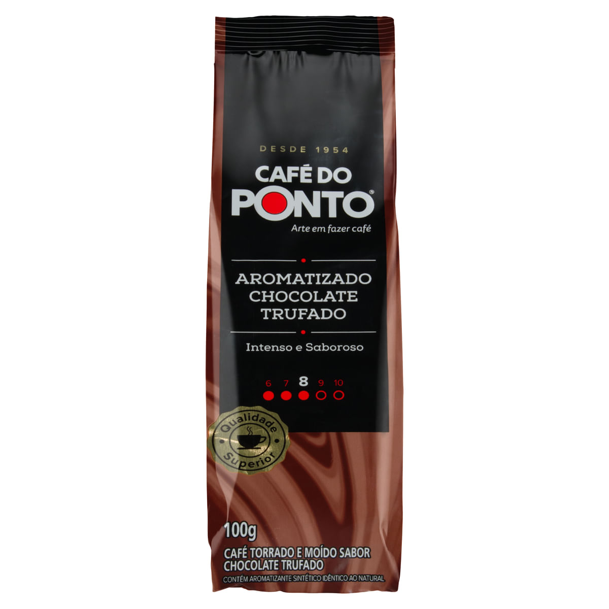 Café Torrado e Moído Do Ponto Aromatizado Chocolate Trufado 100 g