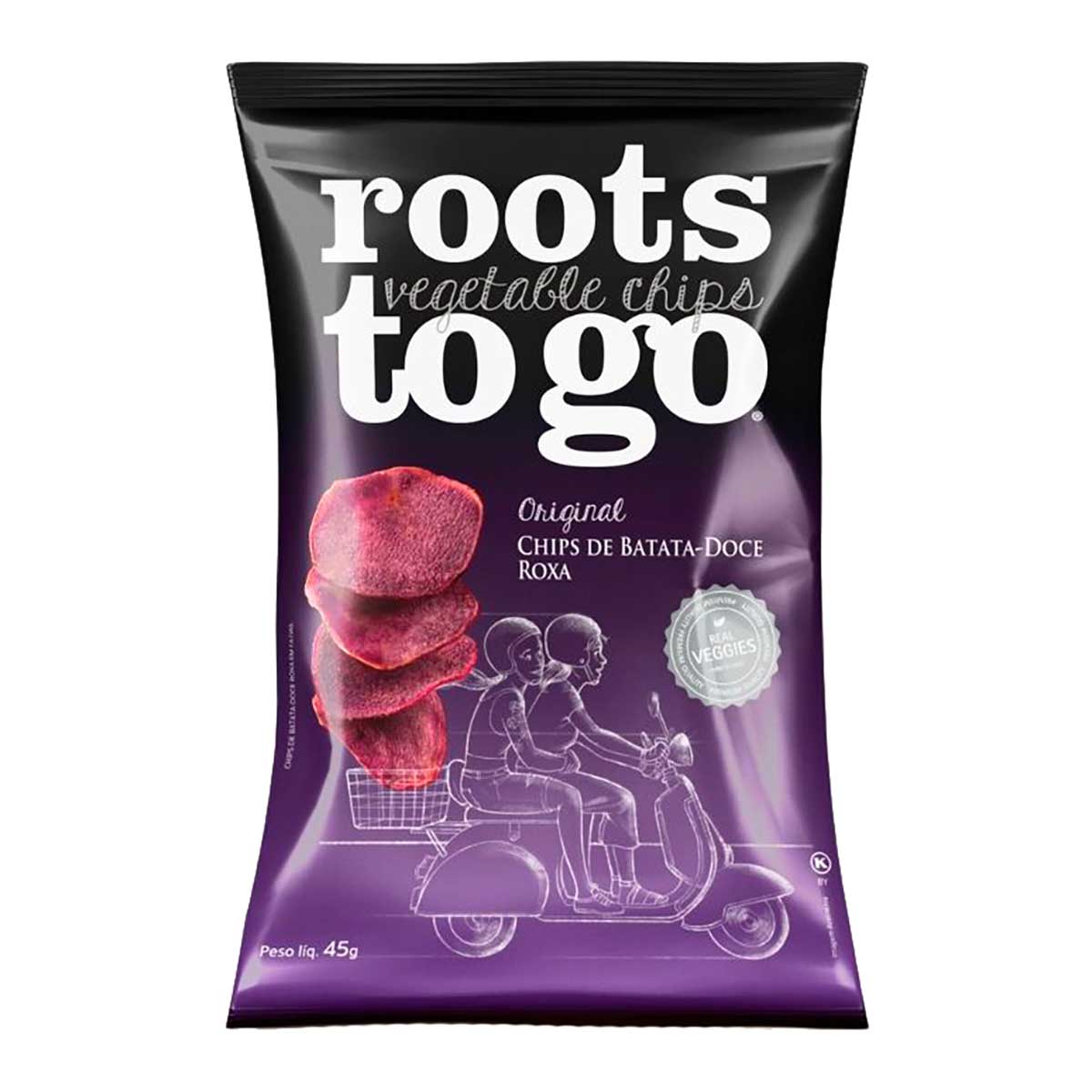 Batata Doce Roots To Go Purple Sweet Potato 45g