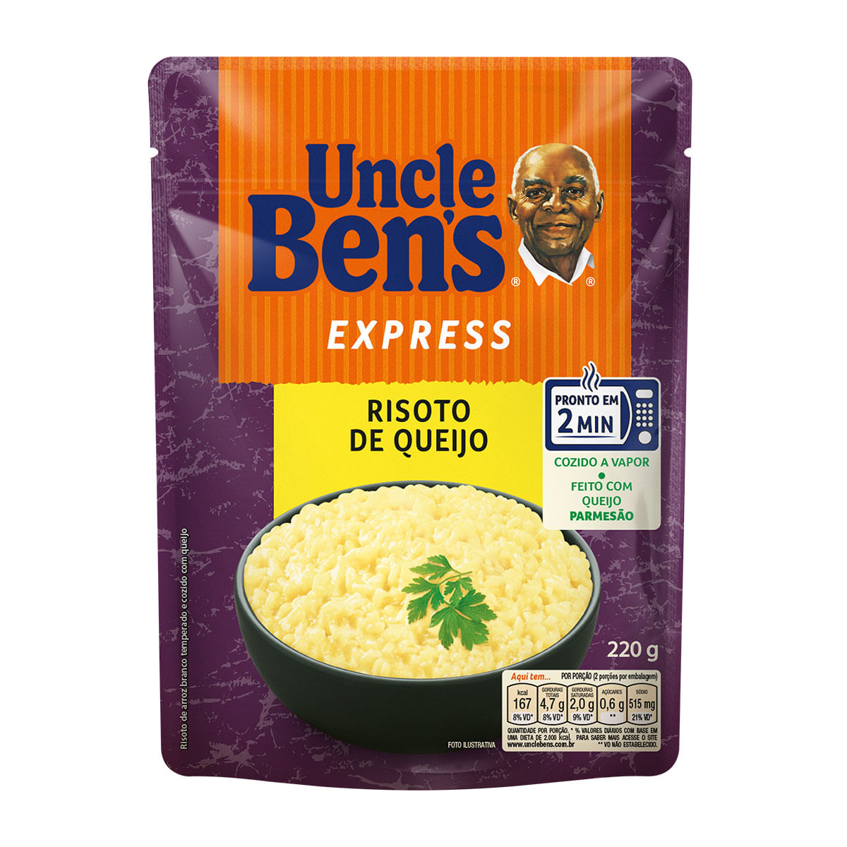 Risoto de Queijo Uncle Bens Express 220g