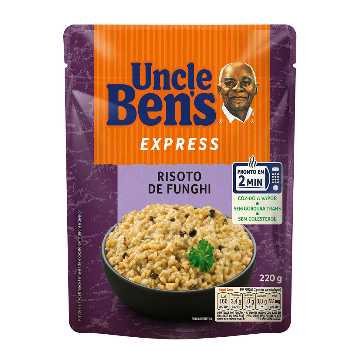 Risoto de Funghi Uncle Bens Express 220g