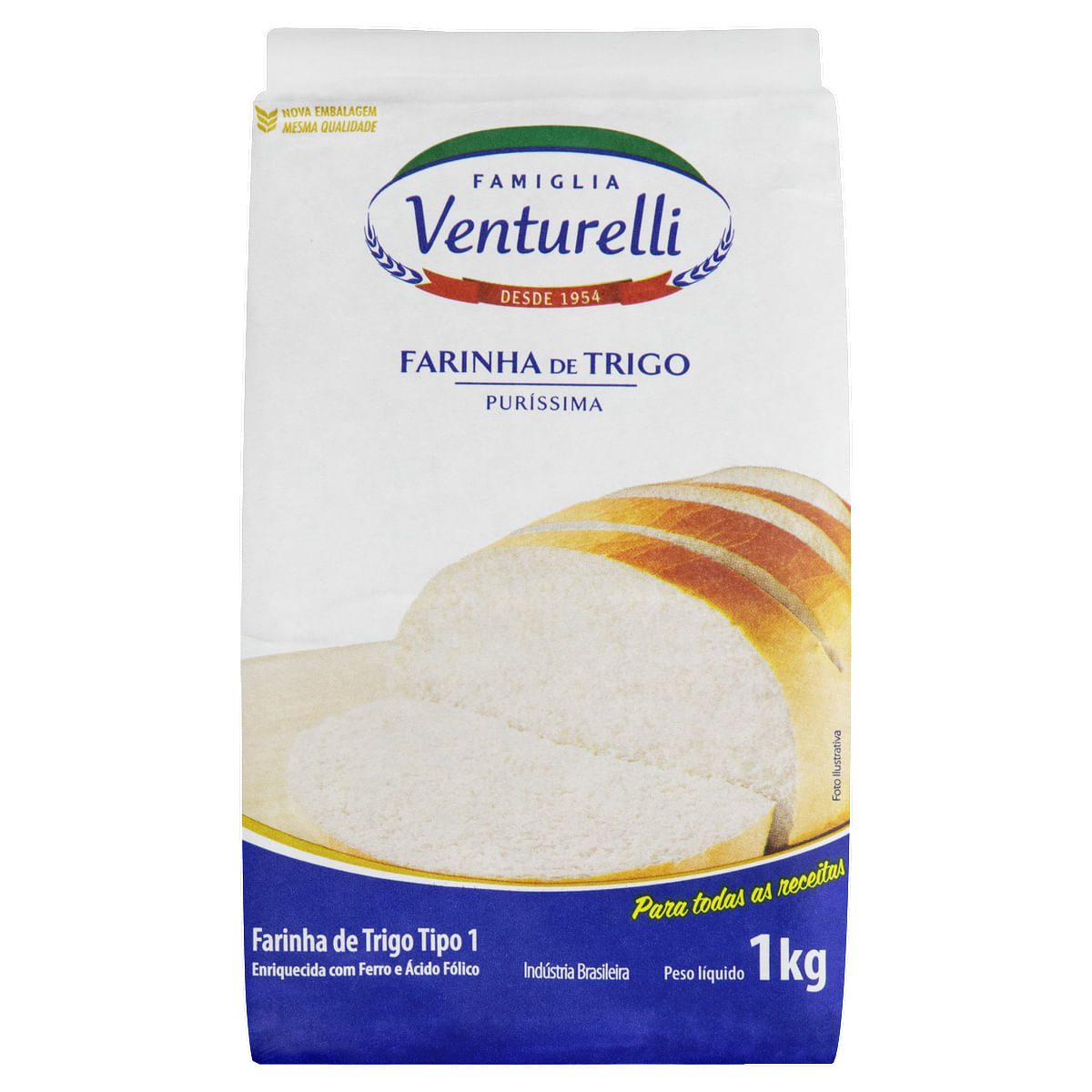 Farinha de Trigo Tipo 1 Famiglia Venturelli 1 Kg