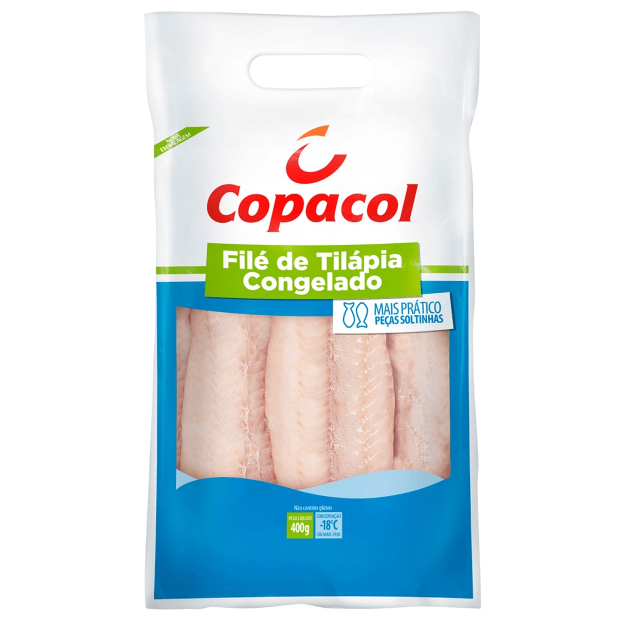 Filé de Tilápia in Natura Congelado 400g