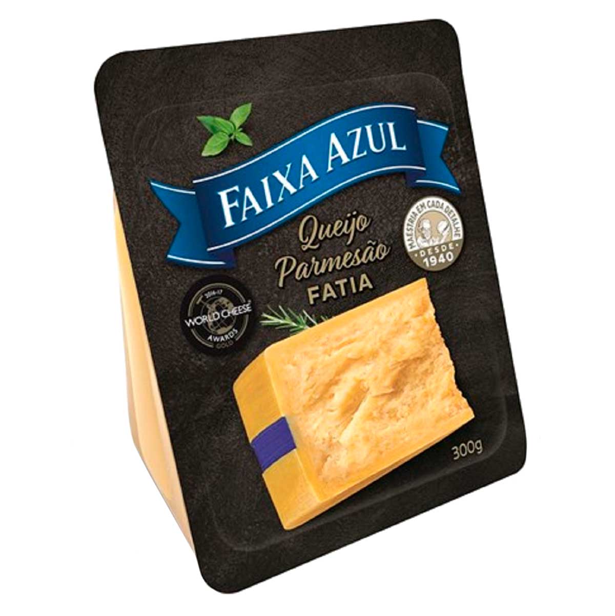 Queijo Parmesão Fatiado Faixa Azul 300g