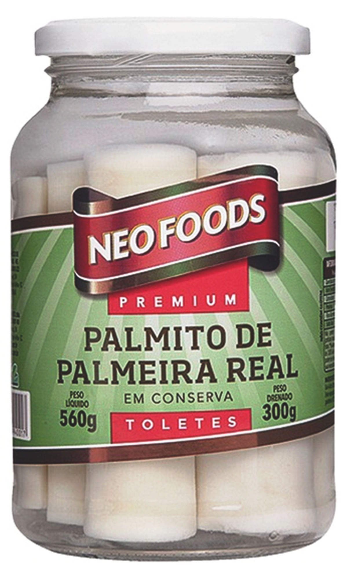 Palmito Palmeira Real Toletes Neo Foods 300g